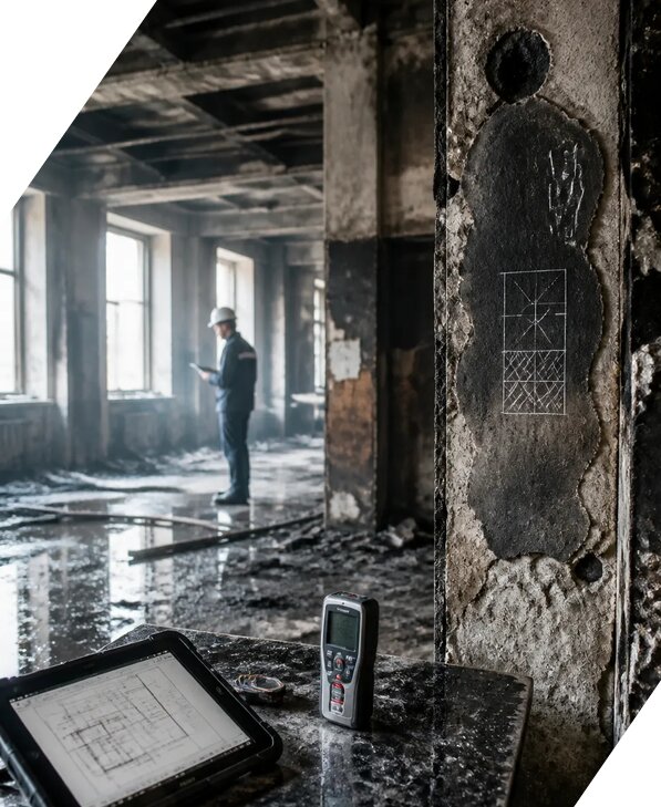 Обследование зданий после пожара в Петергофе от 15692 р. | ЭкспертизаРоссия
