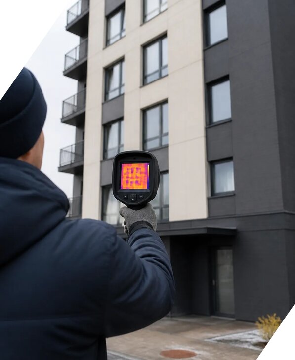 Тепловизионное обследование зданий в Петергофе от 5231 р. | ЭкспертизаРоссия